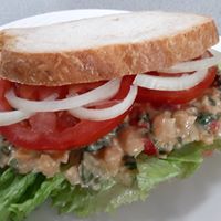 Mediterranean Chickpea Salad Sandwich